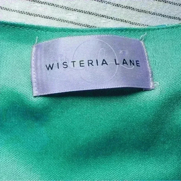 Wisteria Lane Mini Boho Dress Puff Short Sleeves Small - Picture 7 of 9